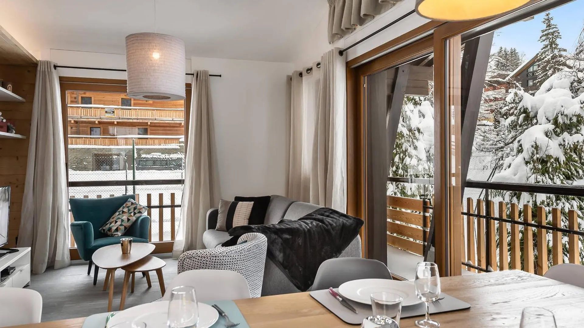 Les Gets - Appartement Renove Proche Pistes Avec Balcon Et Parking - Fr-1-623-92 Apartman