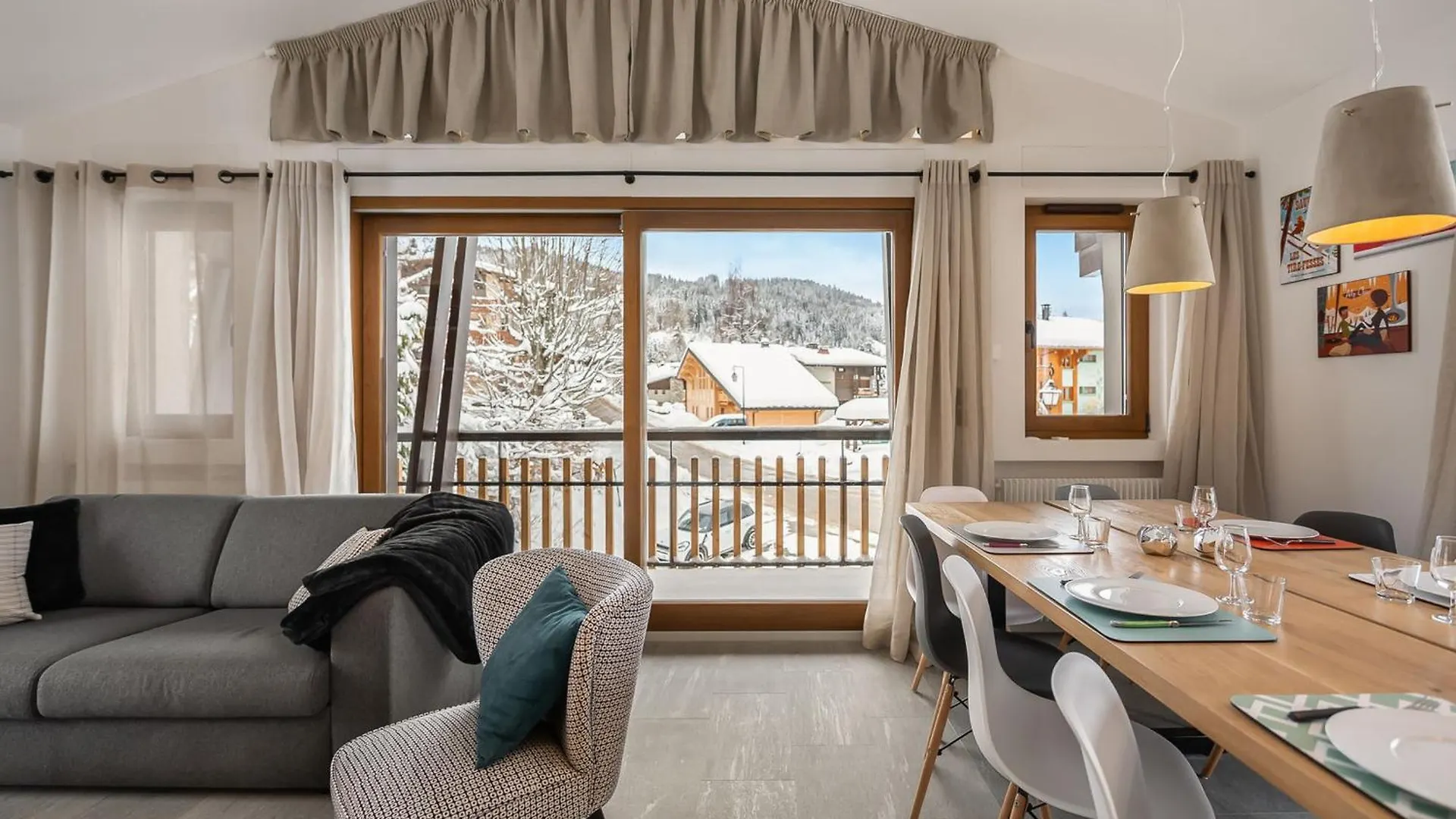 Les Gets - Appartement Renove Proche Pistes Avec Balcon Et Parking - Fr-1-623-92 Les Gets
